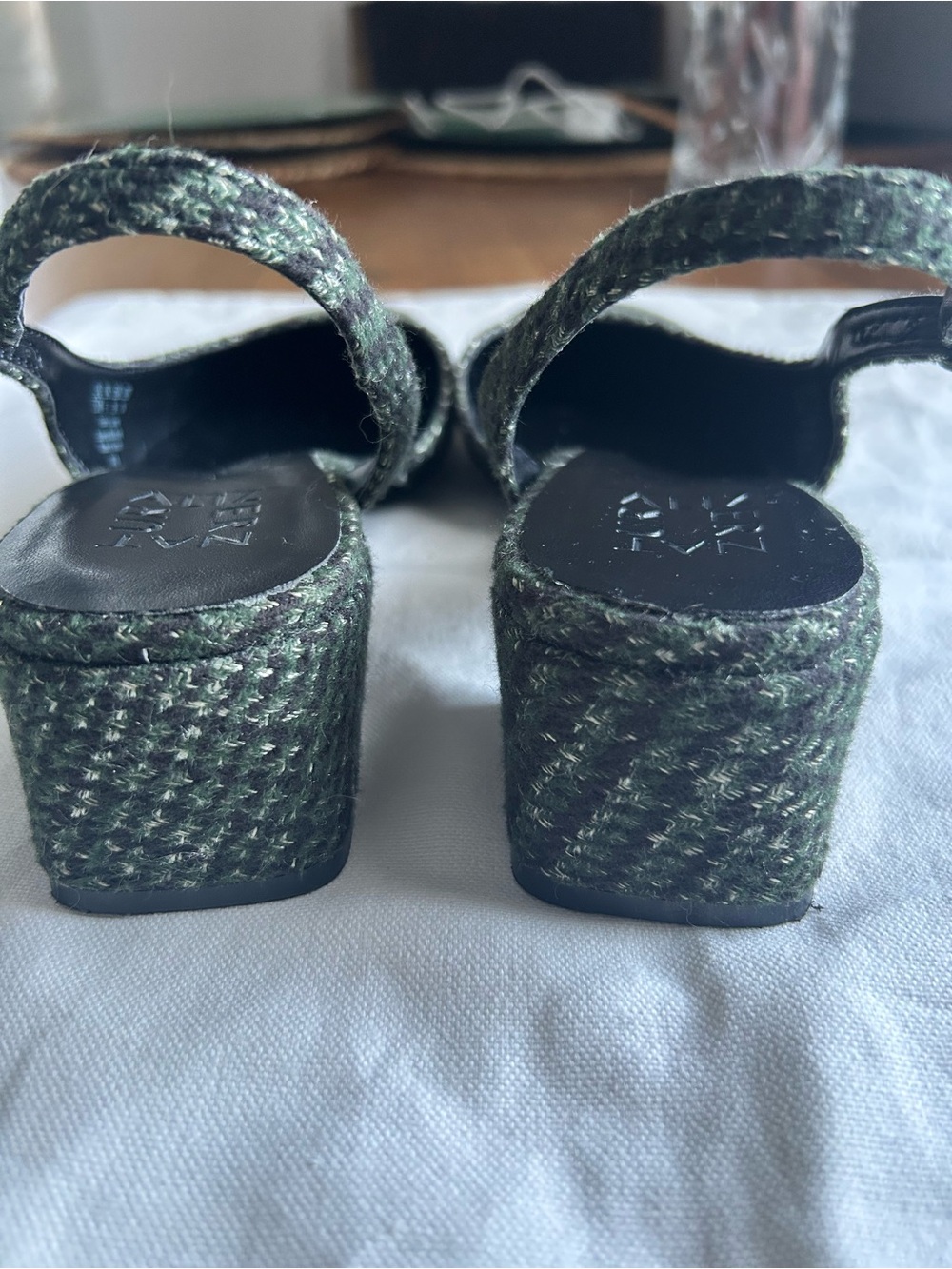 Naturalizer Green Tweed Slingback Pumps - Picture 8 of 8